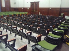 Elk County Courthouse, PA Reupholstery of Auditorium Seating