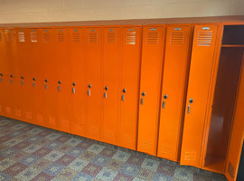 Fennville City Schools, MI - Electrostatic Painting of Lockers