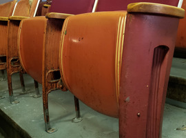 City of Kannapolis, NC - Gem Theatre - Seating Reupholstery and Powder Coating of Seats