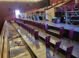 City of Kannapolis, NC - Gem Theatre - Seating Reupholstery and Powder Coating of Seats