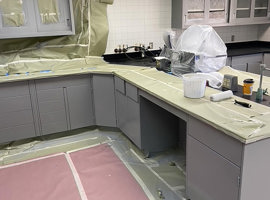 Greene County Laboratory Division, Dayton, OH Electrostatic Painting of Cabinets