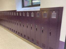 Hononegah Community School District, IL - Electrostatic Painting of Lockers