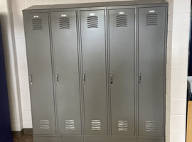 Sauder Elementary School, Jackson Township, OH - Electrostatic Painting of Lockers