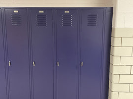 Sauder Elementary School, Jackson Township, OH - Electrostatic Painting of Lockers