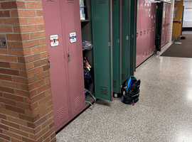 Sauder Elementary School, Jackson Township, OH - Electrostatic Painting of Lockers