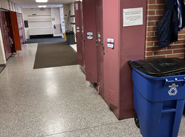 Sauder Elementary School, Jackson Township, OH - Electrostatic Painting of Lockers