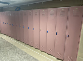 Sauder Elementary School, Jackson Township, OH - Electrostatic Painting of Lockers