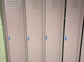 Sauder Elementary School, Jackson Township, OH - Electrostatic Painting of Lockers