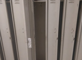 Jefferson Elementary School, Davenport, IA - Electrostatic Painting of Lockers