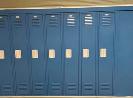 Johnson Traditional Middle School, Louisville, KY - Electrostatic Locker Painting