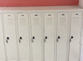 Kirk Middle School, East Cleveland, OH Electrostatic Painting of Lockers