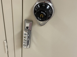 Kirk Middle School, East Cleveland, OH Electrostatic Painting of Lockers