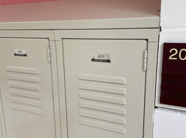 Kirk Middle School, East Cleveland, OH Electrostatic Painting of Lockers