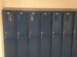 Knight Middle School / JCPS, KY Electrostatic Painting of Lockers