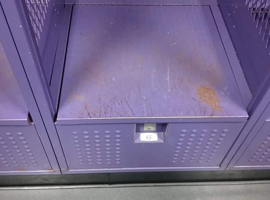 Knox College, T. Fleming Field House, Galesburg, IL - Electrostatic Painting of Lockers