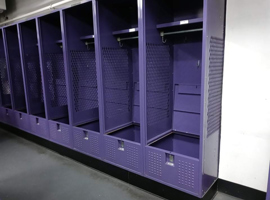 Knox College, T. Fleming Field House, Galesburg, IL - Electrostatic Painting of Lockers