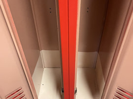 Lakeview Elementary, Schaumburg, IL - Electrostatic Painting of Lockers