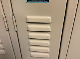 Lakeview Elementary, Schaumburg, IL - Electrostatic Painting of Lockers