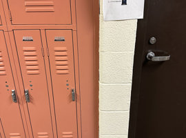 Lakeview Elementary, Schaumburg, IL - Electrostatic Painting of Lockers