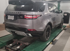 Land Rover, Solon, Ohio - Electrostatic Painting of Automotive Shop Equipment