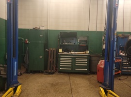 Land Rover, Solon, Ohio - Electrostatic Painting of Automotive Shop Equipment
