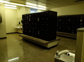 Paris Union School District 96, Paris, IL - Electrostatic Painting of Lockers