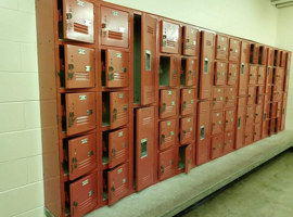 Paris Union School District 96, Paris, IL - Electrostatic Painting of Lockers