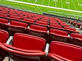 NRG Park, Harris County Sports & Convention Corporation, Houston, TX - Seating Reupholstering and Electrostatic Painting