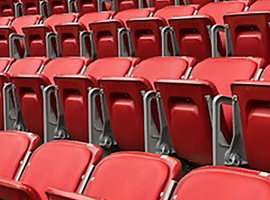 NRG Park, Harris County Sports & Convention Corporation, Houston, TX - Seating Reupholstering and Electrostatic Painting