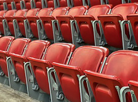 NRG Park, Harris County Sports & Convention Corporation, Houston, TX - Seating Reupholstering and Electrostatic Painting