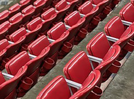 NRG Park, Harris County Sports & Convention Corporation, Houston, TX - Seating Reupholstering and Electrostatic Painting