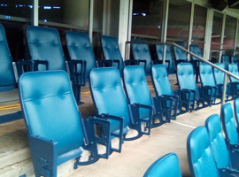 NRG Park, Harris County Sports & Convention Corporation, Houston, TX - Seating Reupholstering and Electrostatic Painting