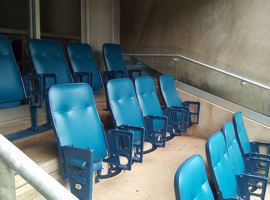 NRG Park, Harris County Sports & Convention Corporation, Houston, TX - Seating Reupholstering and Electrostatic Painting