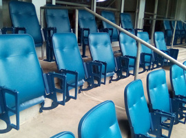 NRG Park, Harris County Sports & Convention Corporation, Houston, TX - Seating Reupholstering and Electrostatic Painting