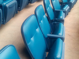 NRG Park, Harris County Sports & Convention Corporation, Houston, TX - Seating Reupholstering and Electrostatic Painting