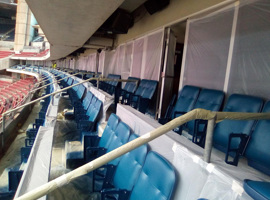 NRG Park, Harris County Sports & Convention Corporation, Houston, TX - Seating Reupholstering and Electrostatic Painting