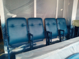 NRG Park, Harris County Sports & Convention Corporation, Houston, TX - Seating Reupholstering and Electrostatic Painting