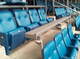 NRG Park, Harris County Sports & Convention Corporation, Houston, TX - Seating Reupholstering and Electrostatic Painting