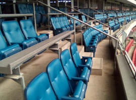 NRG Park, Harris County Sports & Convention Corporation, Houston, TX - Seating Reupholstering and Electrostatic Painting