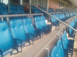 NRG Park, Harris County Sports & Convention Corporation, Houston, TX - Seating Reupholstering and Electrostatic Painting