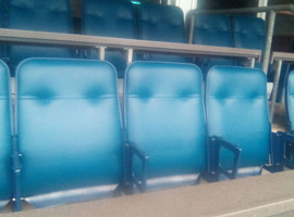 NRG Park, Harris County Sports & Convention Corporation, Houston, TX - Seating Reupholstering and Electrostatic Painting