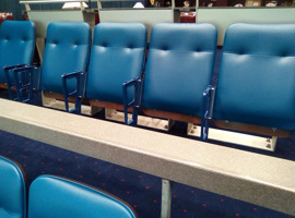 NRG Park, Harris County Sports & Convention Corporation, Houston, TX - Seating Reupholstering and Electrostatic Painting