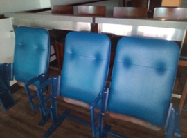 NRG Park, Harris County Sports & Convention Corporation, Houston, TX - Seating Reupholstering and Electrostatic Painting