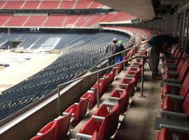 NRG Park, Harris County Sports & Convention Corporation, Houston, TX - Seating Reupholstering and Electrostatic Painting