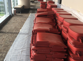 NRG Park, Harris County Sports & Convention Corporation, Houston, TX - Seating Reupholstering and Electrostatic Painting