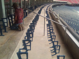 NRG Park, Harris County Sports & Convention Corporation, Houston, TX - Seating Reupholstering and Electrostatic Painting