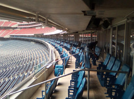 NRG Park, Harris County Sports & Convention Corporation, Houston, TX - Seating Reupholstering and Electrostatic Painting