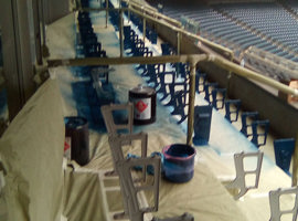 NRG Park, Harris County Sports & Convention Corporation, Houston, TX - Seating Reupholstering and Electrostatic Painting