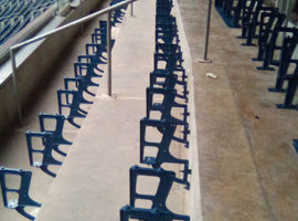 NRG Park, Harris County Sports & Convention Corporation, Houston, TX - Seating Reupholstering and Electrostatic Painting