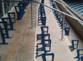 NRG Park, Harris County Sports & Convention Corporation, Houston, TX - Seating Reupholstering and Electrostatic Painting